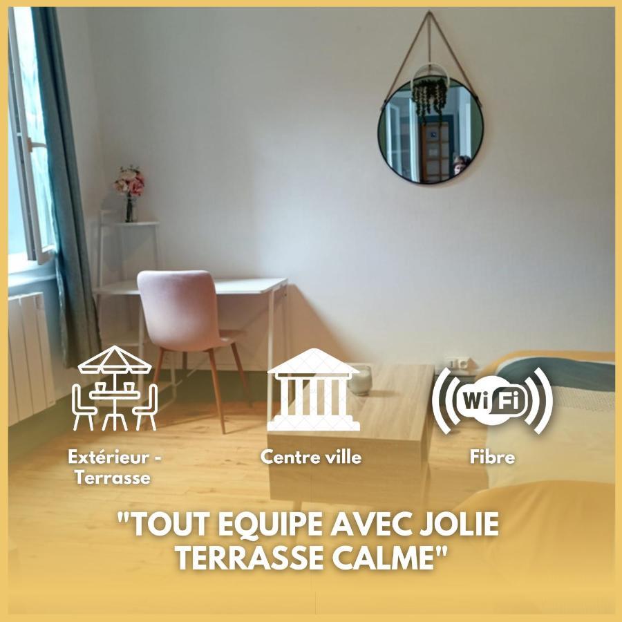 Appartement La Terrasse Zen Dacher - Superbe 30 M2 Equipe Avec Terrasse Coeur Proche Gare Thermes Cures *
