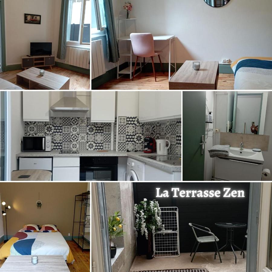 Appartement La Terrasse Zen Dacher - Superbe 30 M2 Equipe Avec Terrasse Coeur Proche Gare Thermes Cures Vichy